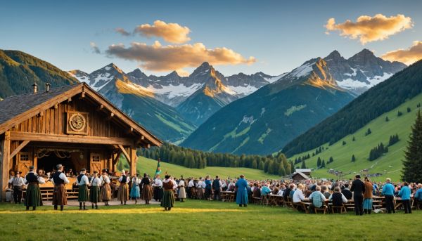 Concerts et traditions aux festivals culturels d'altitude