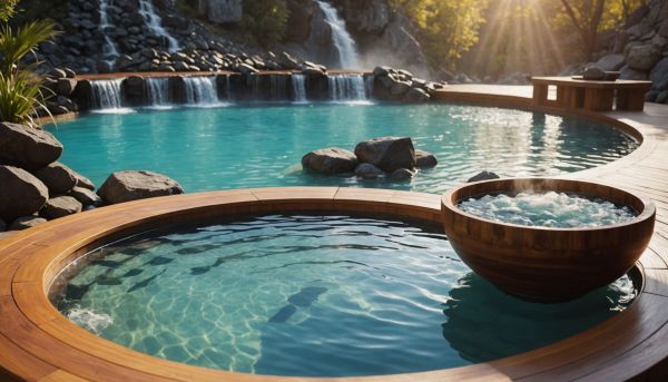 Eaux chaudes et soins dans le thermalisme détente