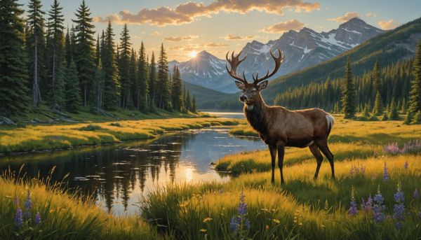 Faune et flore reines des parcs naturels sauvages