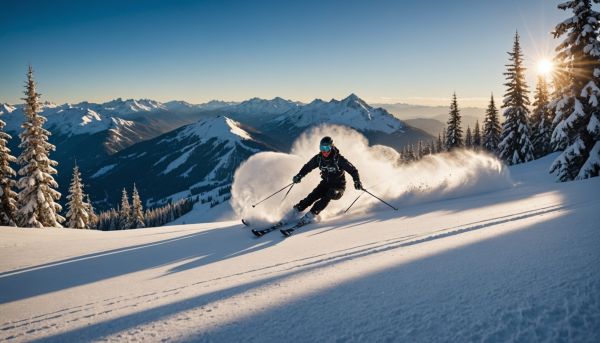 Glisse et panoramas grandioses en ski montagne