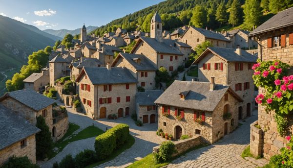 Le cachet pittoresque des villages des Pyrénées